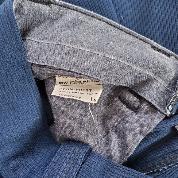 JC Penney Vintage 1970's Flare Leg Dress Pants, Sz 10 Youth - Picture 2 of 4